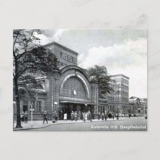 Cartão Postal Cartão-postal antigo - Katowice, Polônia (Frente)