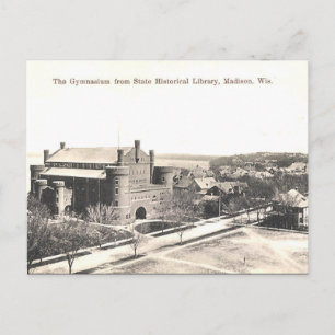 Cartão Postal Cartão-postal antigo - Madison, Wisconsin, EUA