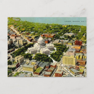 Cartão Postal Cartão-postal antigo - Madison, Wisconsin, EUA