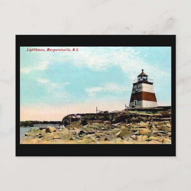 Cartão Postal Cartão-postal antigo - Margaretsville, Nova Escóci (Frente)
