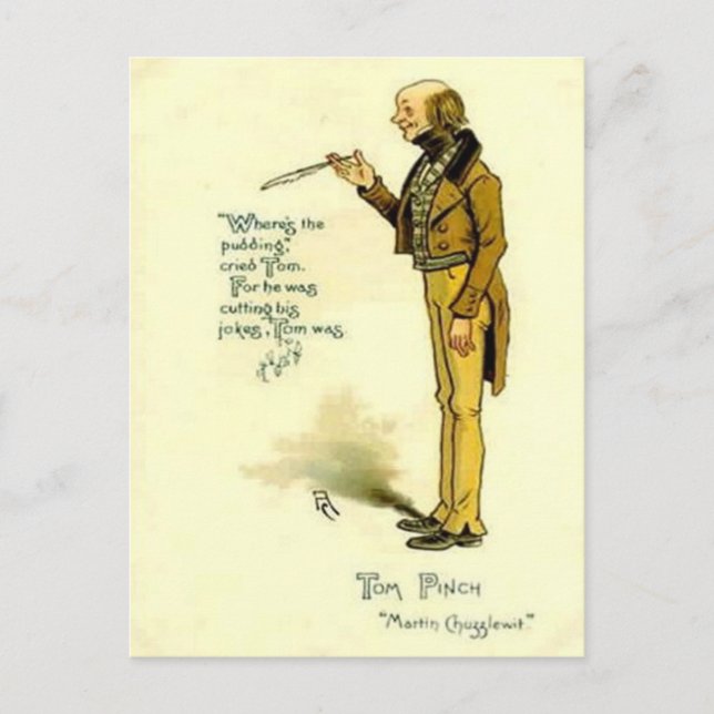 Cartão Postal Cartão-postal antigo - "Martin Chuzzlewit" por Dic (Frente)