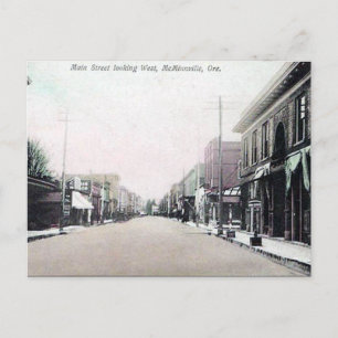 Cartão Postal Cartão-postal antigo - McMinnville, Oregon, EUA