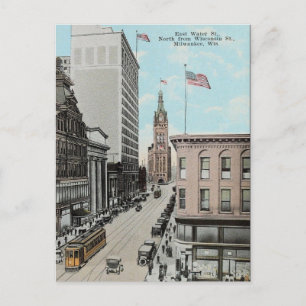 Cartão Postal Cartão-postal antigo - Milwaukee, Wisconsin, EUA