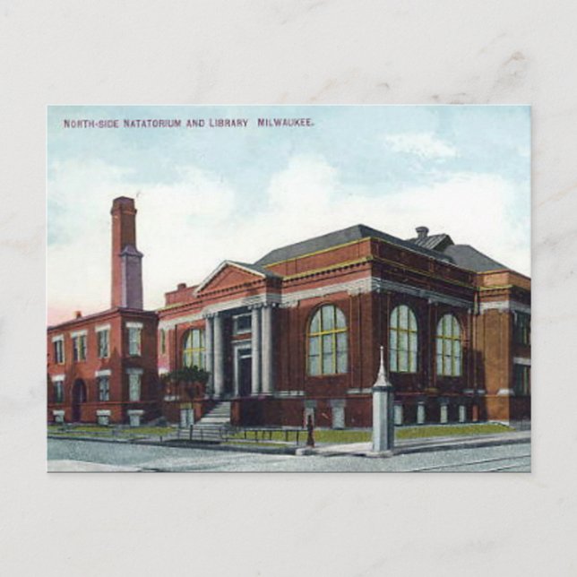 Cartão Postal Cartão-postal antigo - Milwaukee, Wisconsin, EUA (Frente)