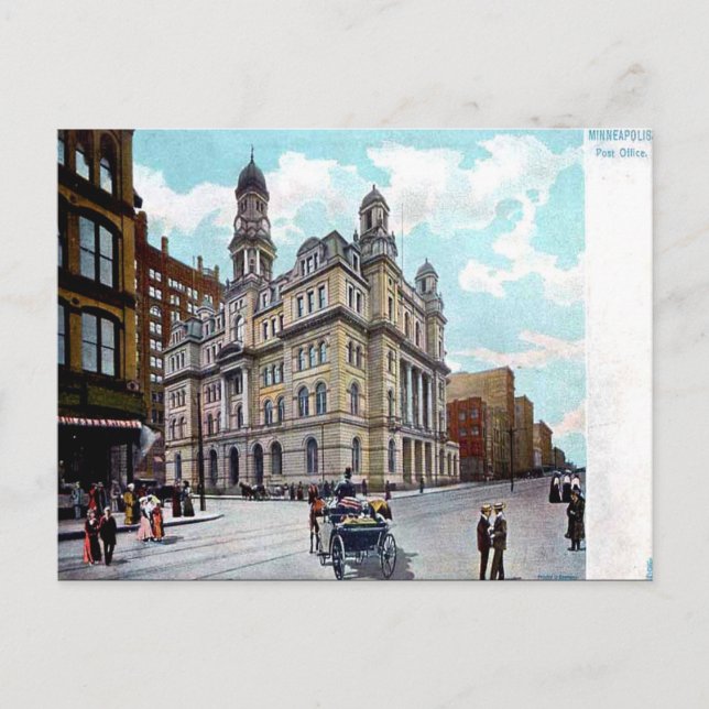 Cartão Postal Cartão-postal antigo - Minneapolis, Minnesota, EUA (Frente)