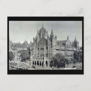 Cartão Postal Cartão-postal antigo - Mumbai, Victoria Terminus
