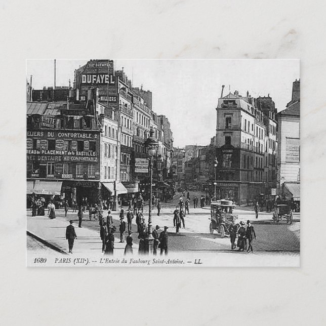 Cartão Postal Cartão-postal antigo - Paris (Frente)