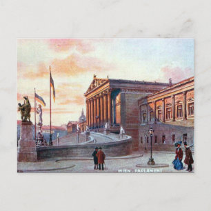 Cartão Postal Cartão-postal antigo - Parlamento, Viena