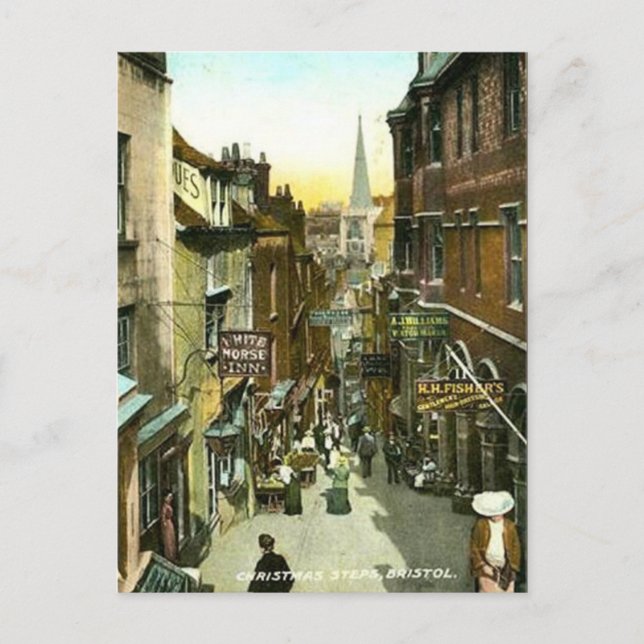 Cartão Postal Cartão-postal antigo - Passos de Natal, Bristol (Frente)