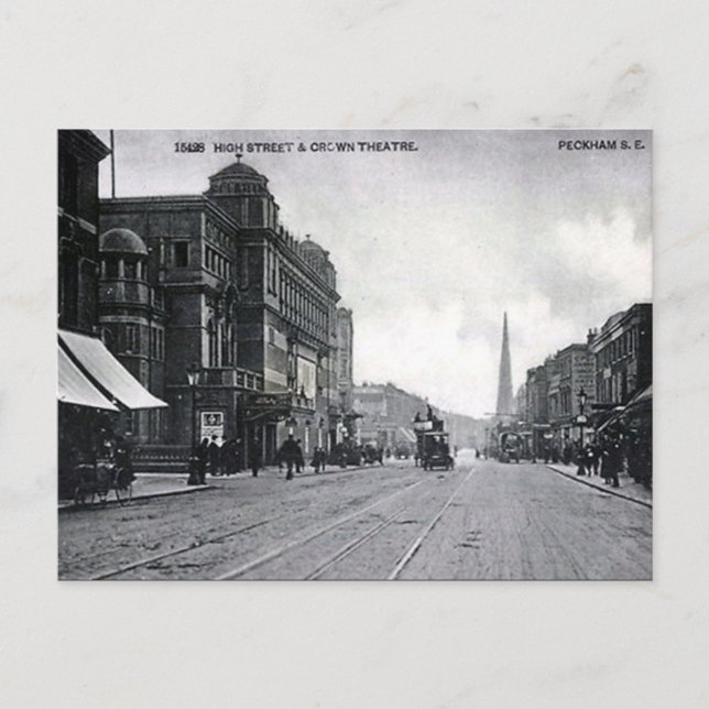 Cartão Postal Cartão-postal antigo - Peckham, Londres (Frente)