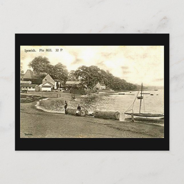 Cartão Postal Cartão-postal antigo - Pin Mill, Ipswich, Suffolk (Frente)