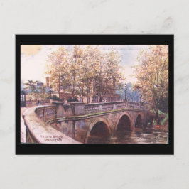 Cartão Postal Cartão-postal antigo - Ponte Victoria, Leamington