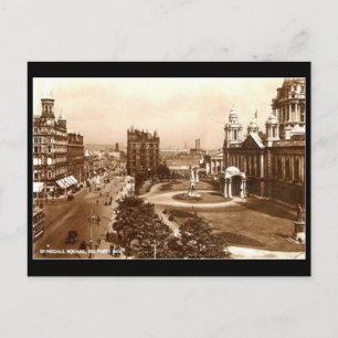 Cartão Postal Cartão-postal antigo - Praça Donegall, Belfast