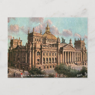 Cartão Postal Cartão-postal antigo - Reichstag, Berlim