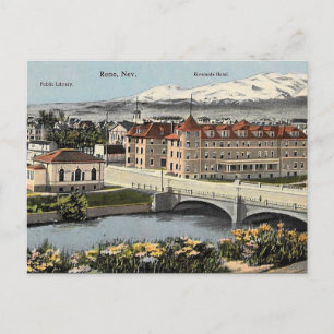 Cartão Postal Cartão-postal antigo - Reno, Nevada. EUA