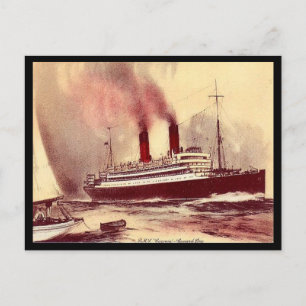 Cartão Postal Cartão-postal antigo - RMS Caronia, Cunard Line