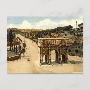 Cartão Postal Cartão-postal antigo, Roma, o Arco de Constantina