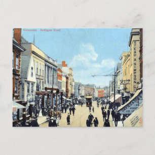 Cartão Postal Cartão-postal antigo - Rua Northgate, Gloucester,