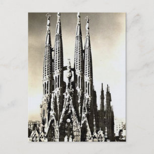 Cartão Postal Cartão-postal antigo - Sagrada Família, Barcelona