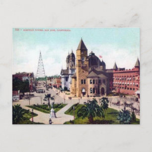 Cartão Postal Cartão-postal antigo - San Jose, Califórnia