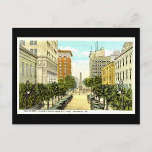 Cartão Postal Cartão-postal antigo, Savannah, Geórgia