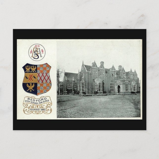 Cartão Postal Cartão-postal antigo, Segundo grau Bedford para Me (Frente)
