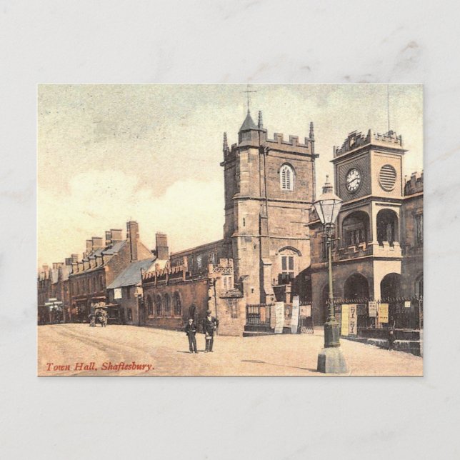 Cartão Postal Cartão-postal antigo - Shaftesbury, Dorset (Frente)