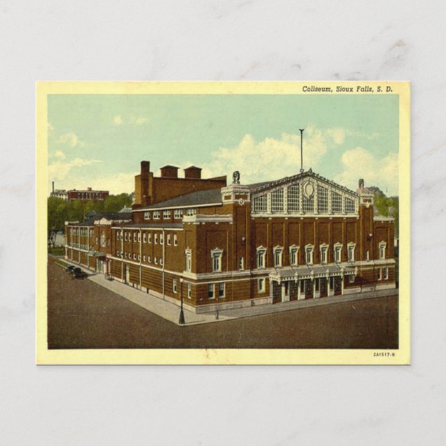 Cartão Postal Cartão-postal antigo - Sioux Falls, Dakota do Sul (Frente)