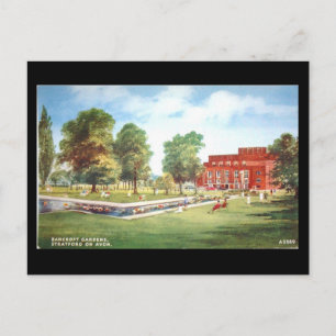 Cartão Postal Cartão-postal antigo, Stratford-on-Avon, Teatro