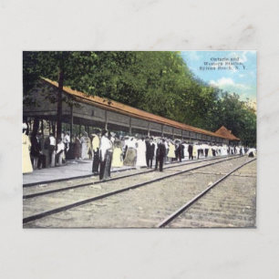 Cartão Postal Cartão-postal antigo - Sylvan Beach, NY, EUA