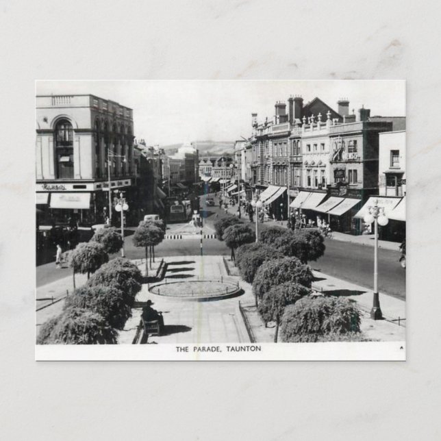 Cartão Postal Cartão-postal antigo - Taunton, Somerset (Frente)