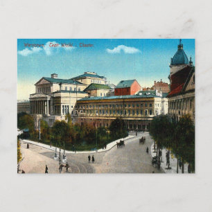 Cartão Postal Cartão-postal antigo - Teatr Wielki, Varsóvia, Pol