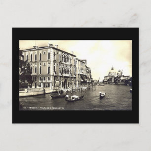 Cartão Postal Cartão-postal antigo, Veneza, Palazzo Franchetti