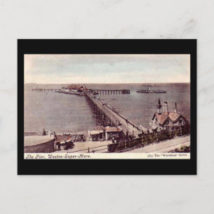 Cartão Postal Cartão-postal antigo, Weston-super-Mare, o Pier