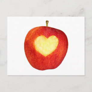 Cartão Postal Cartão-postal Apple Heart