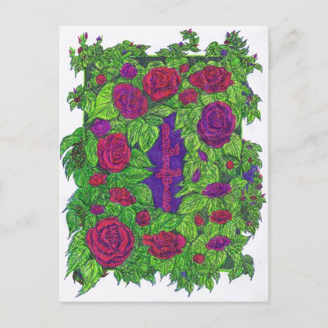Cartão Postal Cartão-postal Art Loves (Frente)