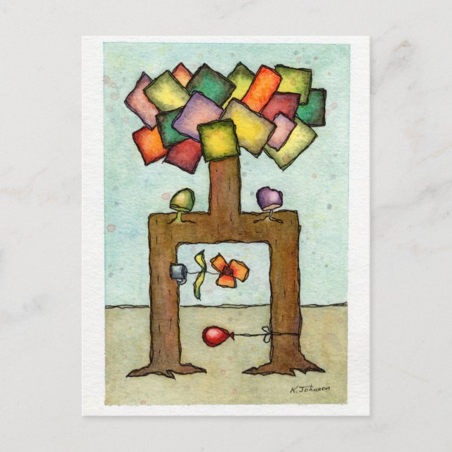 Cartão Postal Cartão-postal "Árvore de Casamento" (Frente)