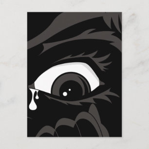 Cartão Postal Cartão-postal Assustado