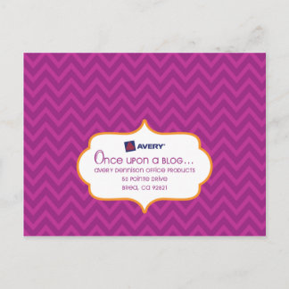 Cartão Postal Cartão-postal Avery SocialLuxe