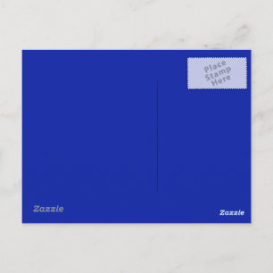 Cartão Postal Cartão-postal azul real
