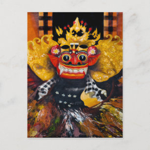 Cartão Postal Cartão-postal Balinese Barong