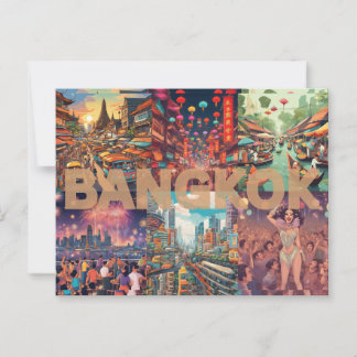 Cartão Postal Cartão-postal Bangkok
