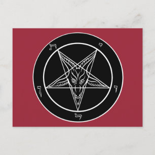 Cartão Postal Cartão-postal Baphomet