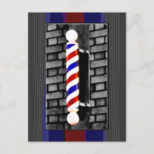 Cartão Postal Cartão-postal Barber Pole