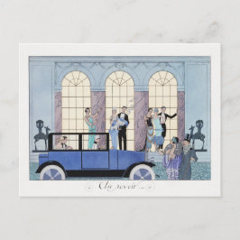 Cartão Postal Cartão-postal Barbier Fashion