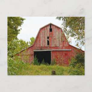 Cartão Postal Cartão-postal Barn Antigo