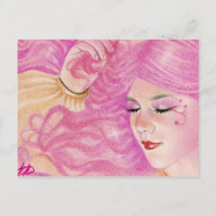 Cartão Postal Cartão-postal BCA ART do Sonho Rosa