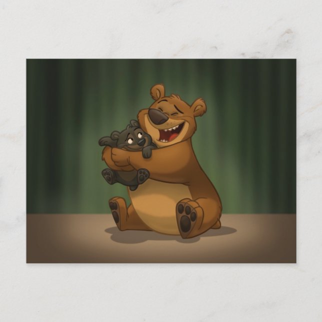 Cartão Postal Cartão-postal Bear e Cub (Frente)