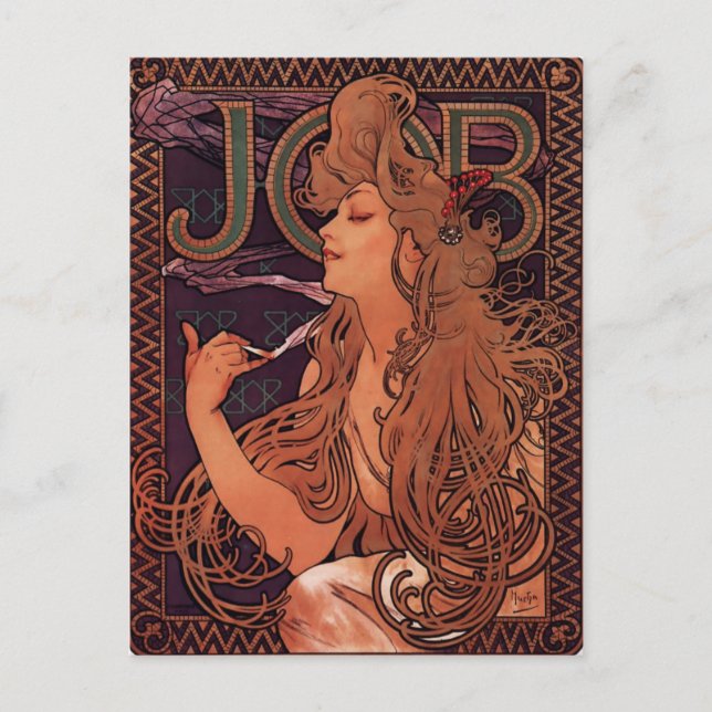 Cartão Postal Cartão-postal Bela Arte Nouveau (Frente)