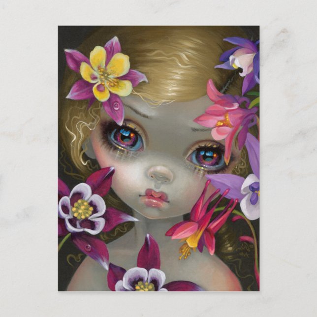 Cartão Postal Cartão-postal "Beleza Venenosa XIII: Columbina" (Frente)